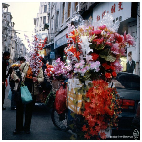 卖花摊