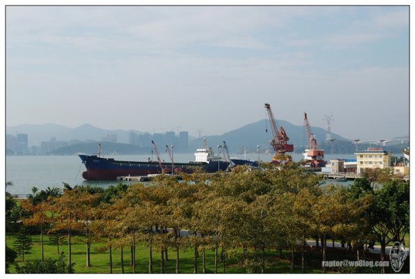 海湾公园的土堆上